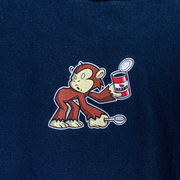 Beans Musical Fruit Monkey Joke T-Shirt Prime Cut To The Edge Medium Y2K Skate - Picture 7 of 8